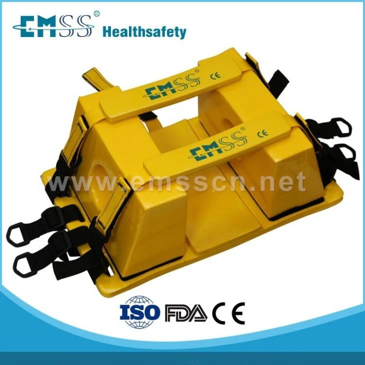 Emergency Spine Board Reusable Head Immobilizer