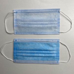 Topeng muka pakai buang dengan earloop